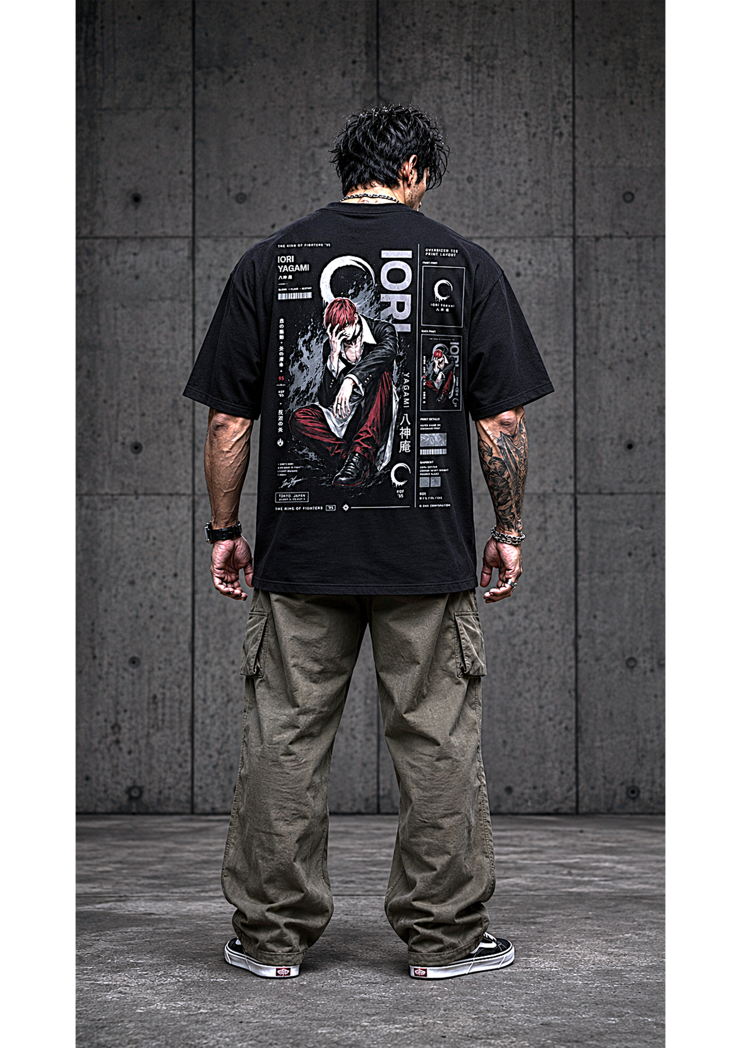 IORI YAGAMI Unisex Oversized Classic T-Shirt