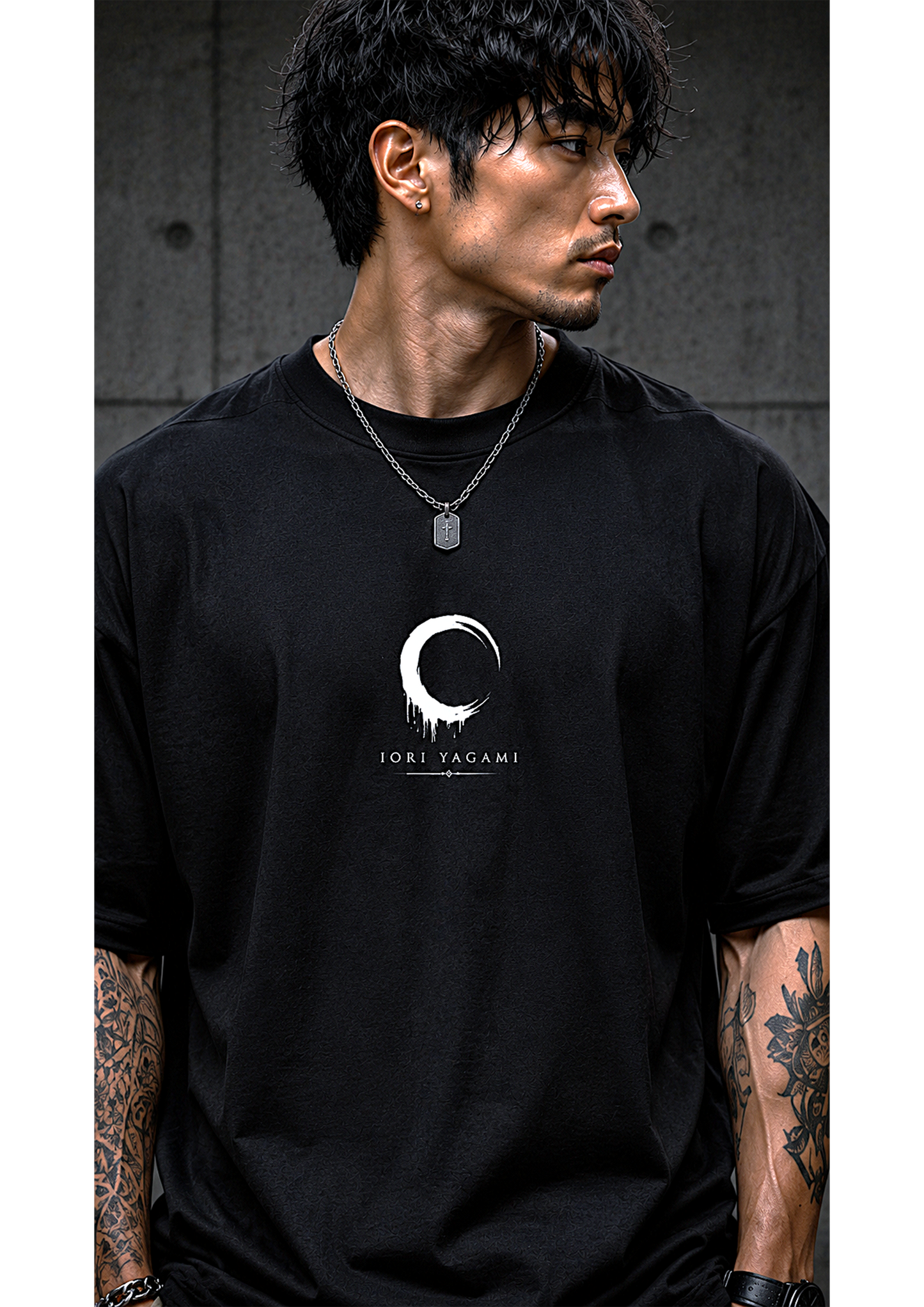 IORI YAGAMI Unisex Oversized Classic T-Shirt