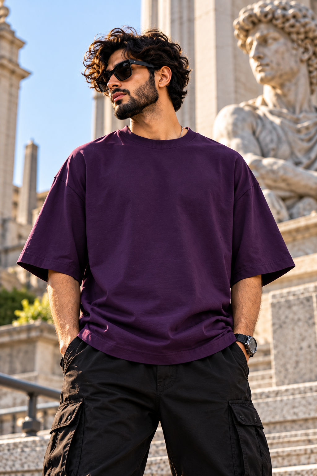 Silent Power Oversized T-Shirt | 240 GSM 100% Cotton | VASQ.IN VASQ Tshirt