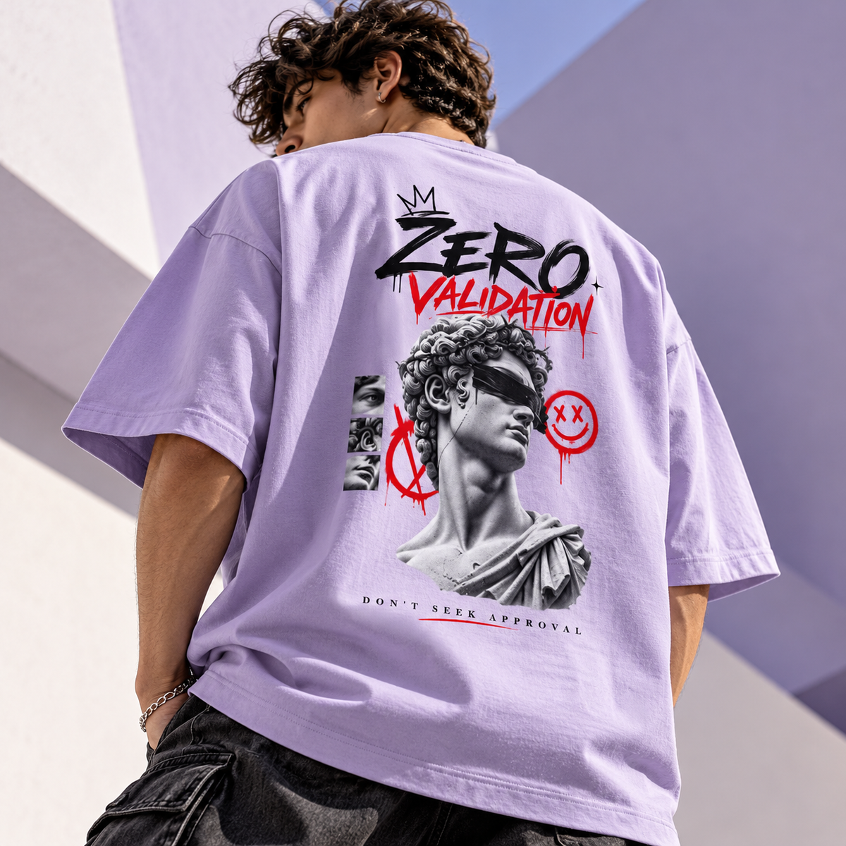 Zero Validation Oversized T-Shirt | 240 GSM 100% Cotton | VASQ.IN VASQ Tshirt