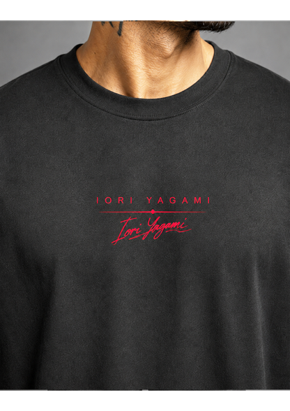 IORI YAGAMI Black Unisex Oversized Classic T-Shirt