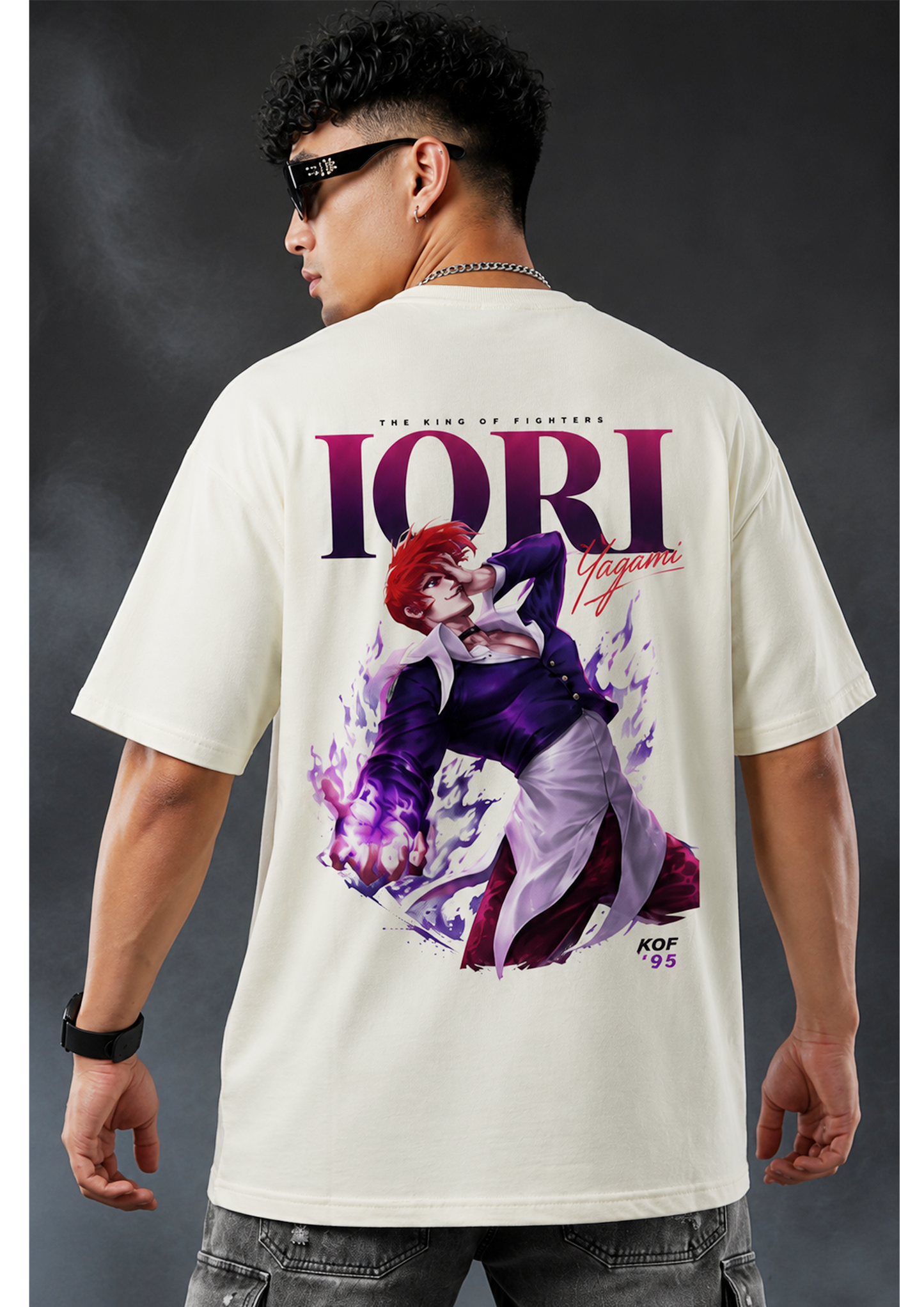 IORI YAGAMI Unisex Oversized Classic T-Shirt