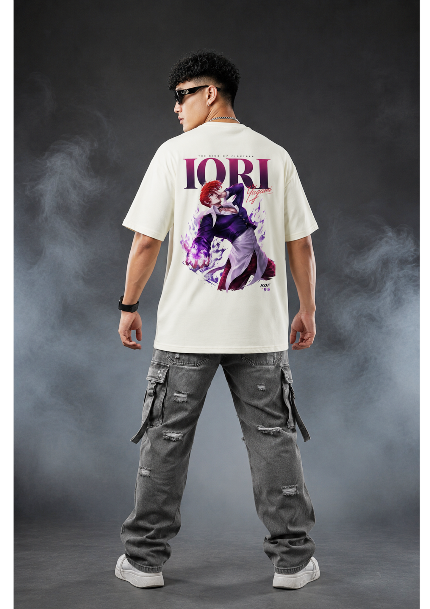 IORI YAGAMI Unisex Oversized Classic T-Shirt