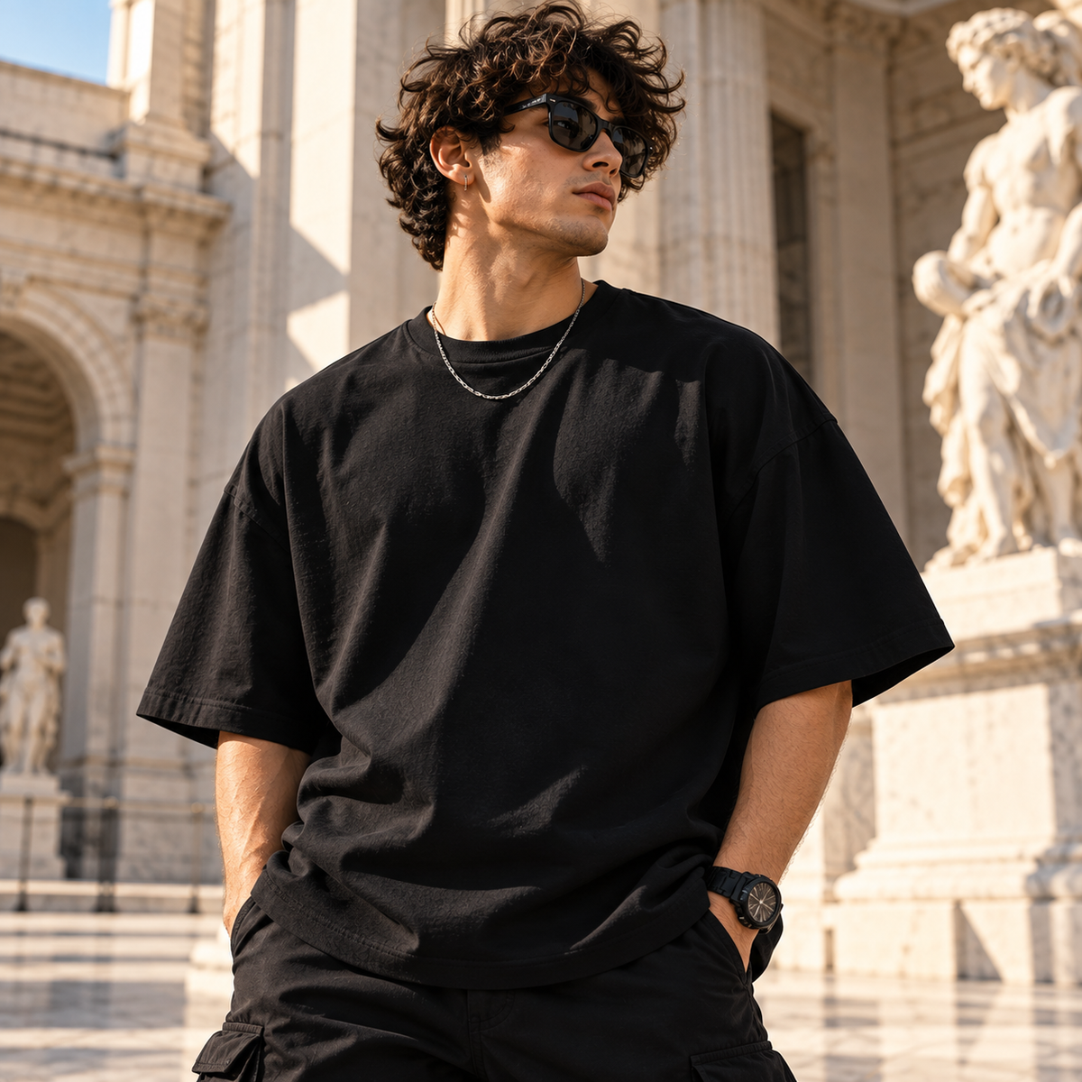 Rise Again Oversized T-Shirt | 240 GSM 100% Cotton | VASQ.IN VASQ Tshirt