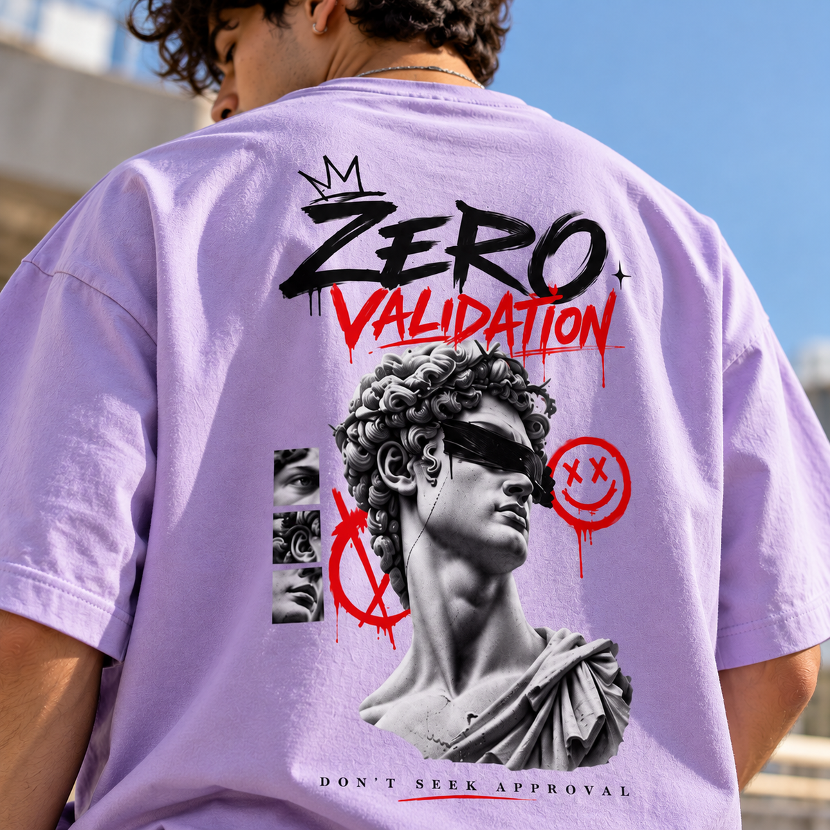 Zero Validation Oversized T-Shirt | 240 GSM 100% Cotton | VASQ.IN VASQ Tshirt