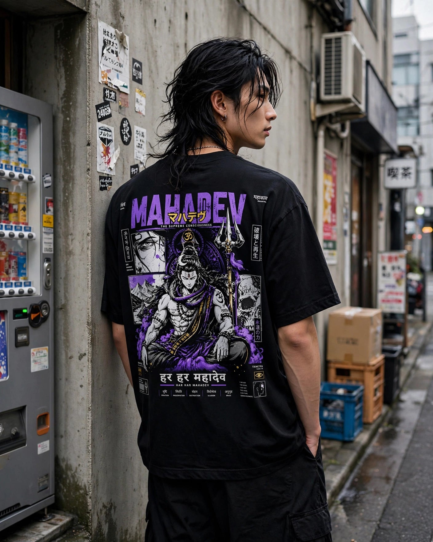 Mahadev Unisex Oversized Classic T-Shirt