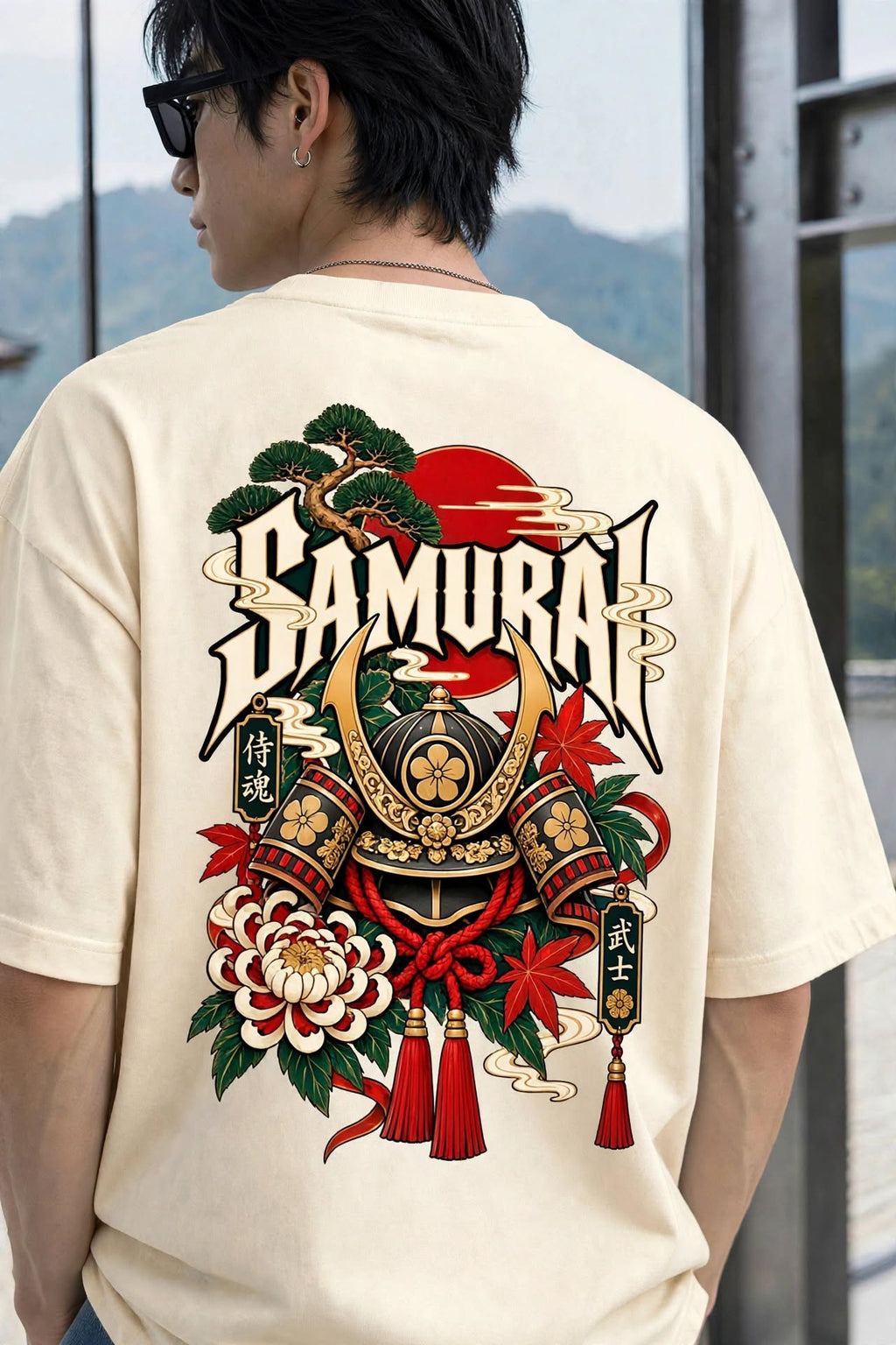 TSURU Samurai Oversized T-Shirt | VASQ VASQ Tshirt