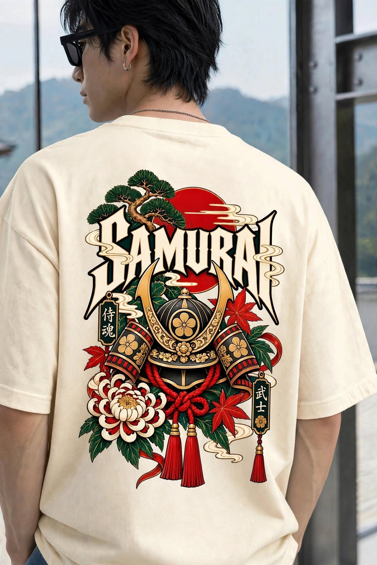 TSURU Samurai Oversized T-Shirt | VASQ VASQ Tshirt