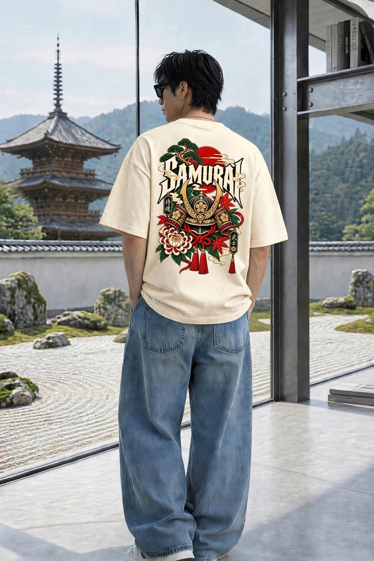 TSURU Samurai Oversized T-Shirt | VASQ VASQ Tshirt