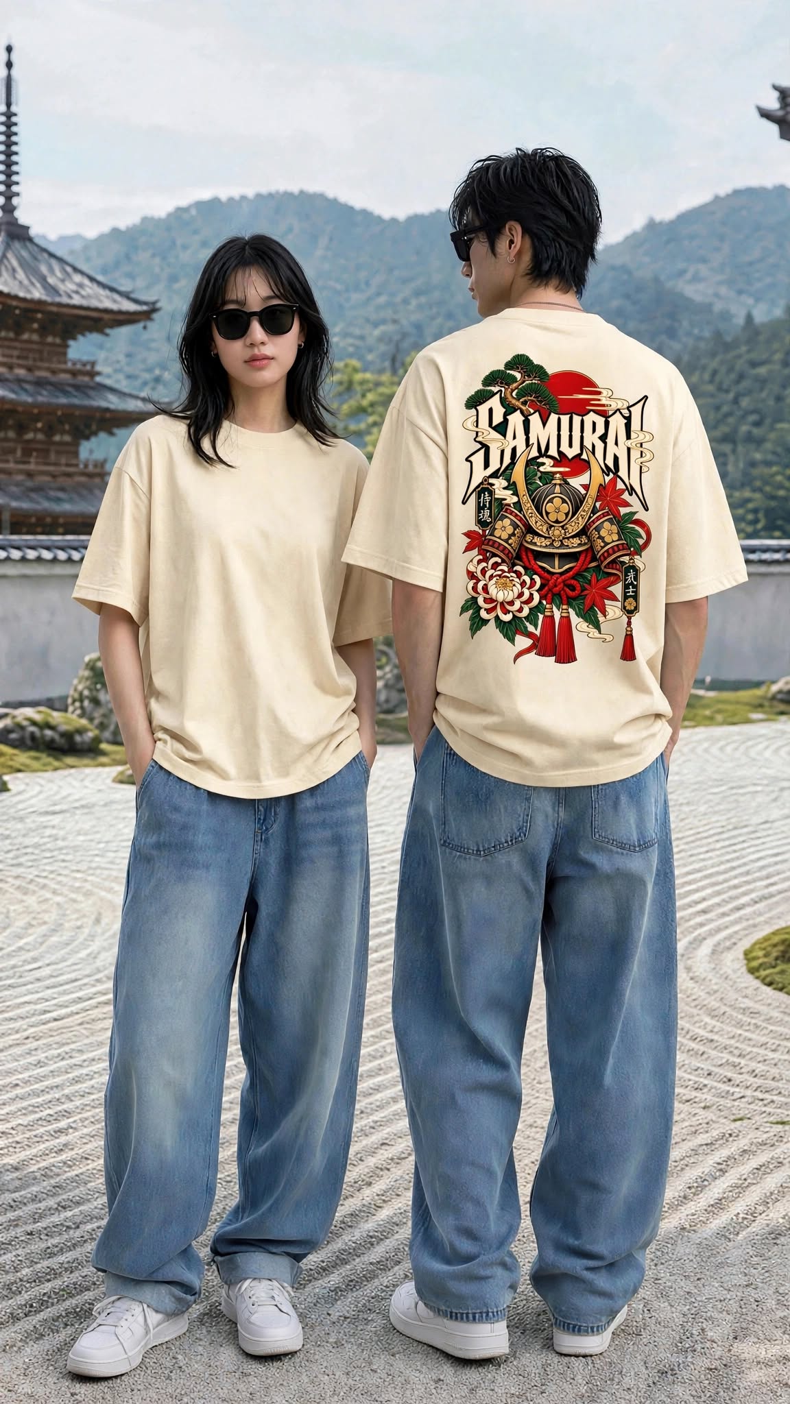 TSURU Samurai Oversized T-Shirt | VASQ VASQ Tshirt
