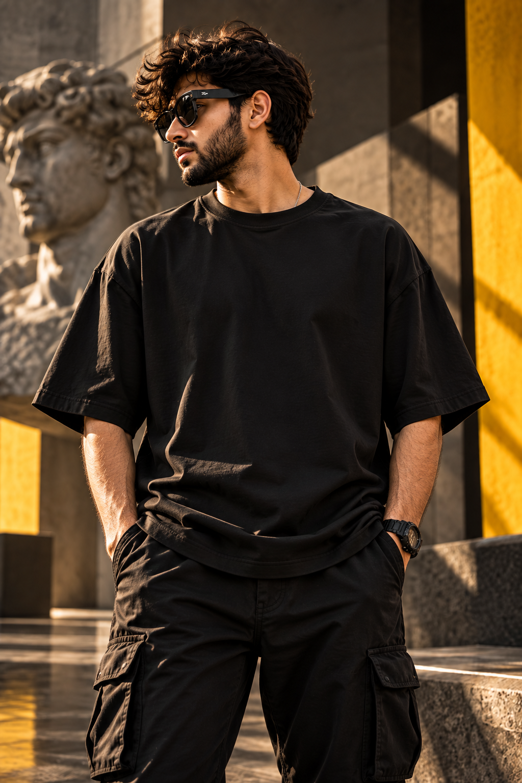 2026 Stoic Club Oversized T-Shirt | 240 GSM 100% Cotton | VASQ.IN VASQ Tshirt
