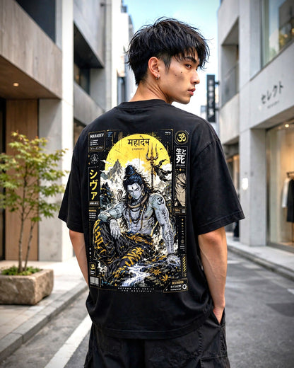 Mahadev Unisex Oversized Classic T-Shirt