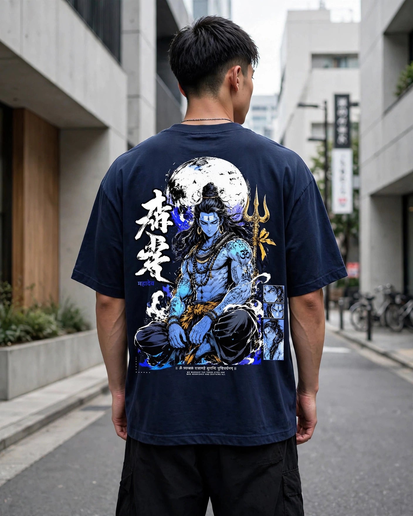 Mahadev Unisex Oversized Classic T-Shirt